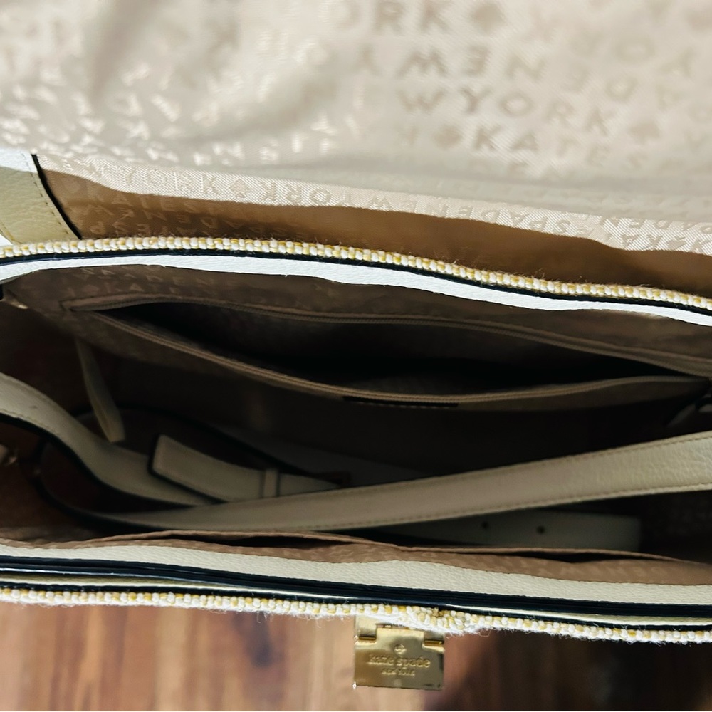 Kate spade white/cream summer style handbag - Picture 4 of 5